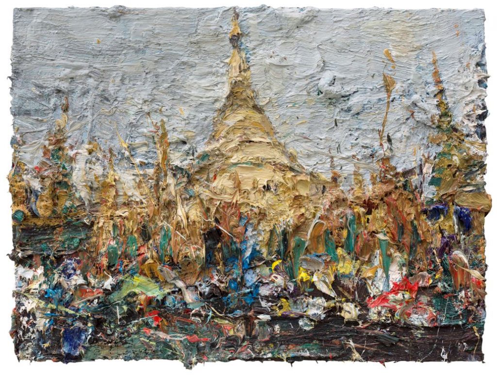 Shwedagon-Pagoda-Oil-on-canvas-120-x-90-cm-2015