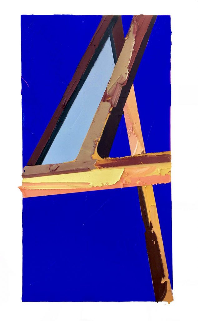 Martin Wehmer, LANHEXIAO, Oil on Canvas , 190x100cm, 2017