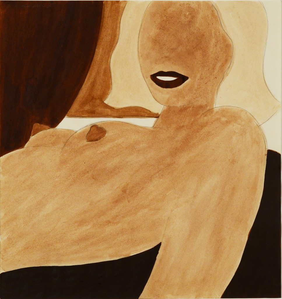 Tom Wesselmann, Study for Great American Nude, 1965, Graphite on paper, 33.3 x 30.7cm
