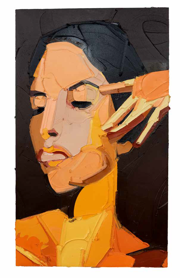Martin Wehmer, Women 2, Oil on Canvas, 170x100cm, 2019