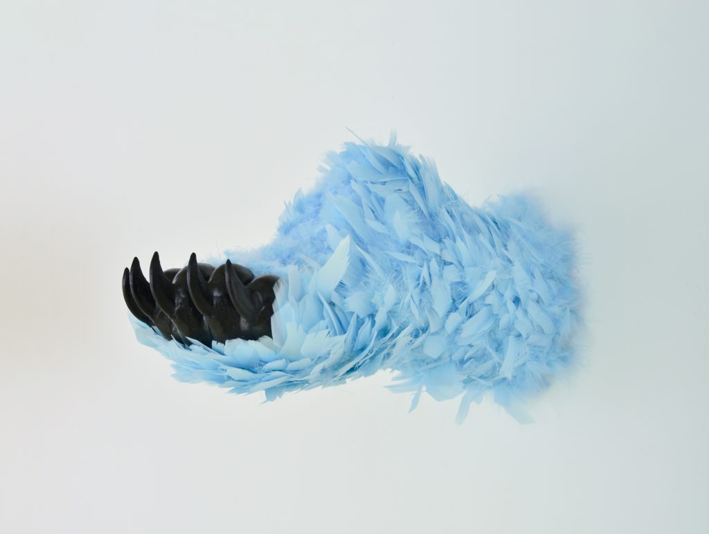 2021, Ex. Ed. 1 of 3
Urethane foam, plastic, feathers
25 × 49 × 20 cm / 9 3/4 × 19 1/4 × 8 inches
Approx. overall dimensions: 25 x 49 x 20 cm  (9 3/4 × 19 1/4 × 8 inches)