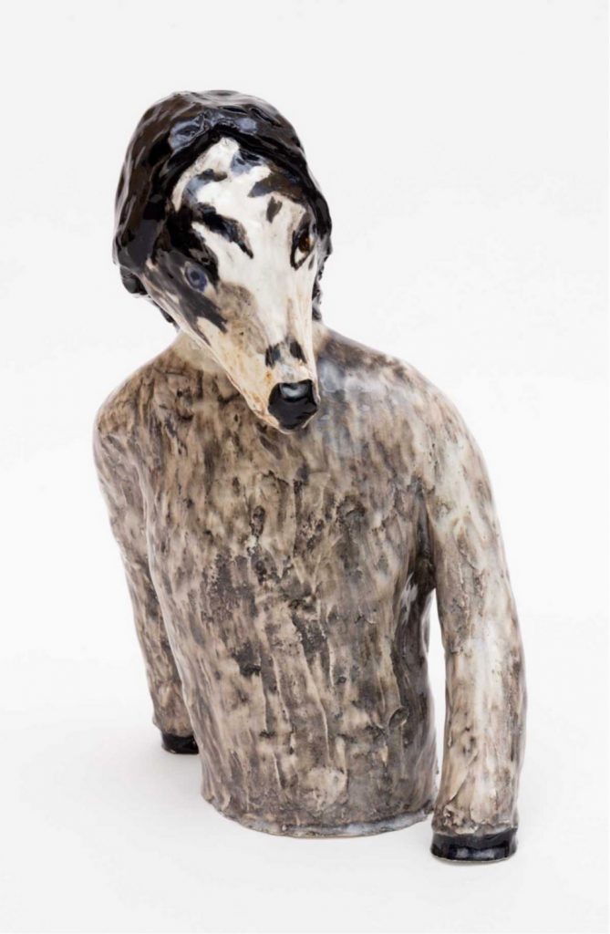 The-artist-as-a-dog-glazed-procelain-2016-unique