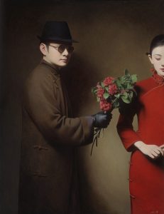 Chen Chengwei - Beauties in the Republic Era - Fated for Half a Lifetime 130 x 170cm - 2016 - Oil on canvas