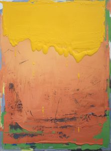 Feng Lianghong, Yellow 17-14-22, 2017, oil on canvas, 120x90cm